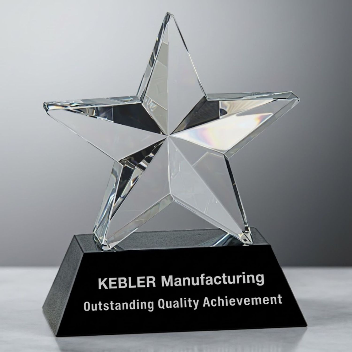 Crystal 3D Star Award