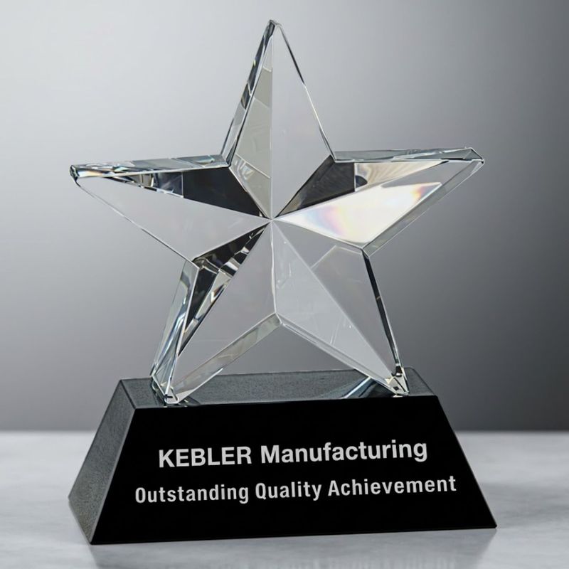 Crystal 3D Star Award Crystal 3D Star Award
