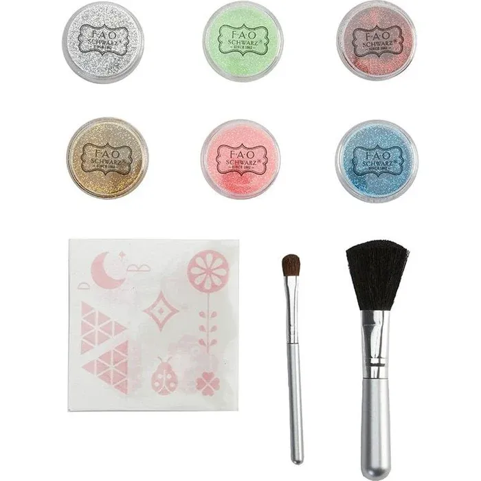 Schwarz DIY Glitter Body Art Kit