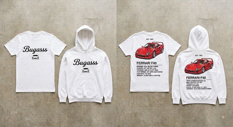 Camiseta/Sudadera Bugasss Ferrari F40