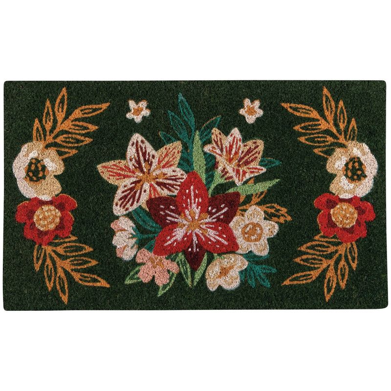Amaryllis Christmas Doormat
