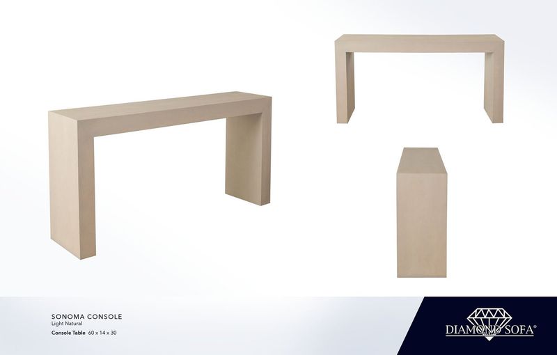Sonoma Console Table - Natural