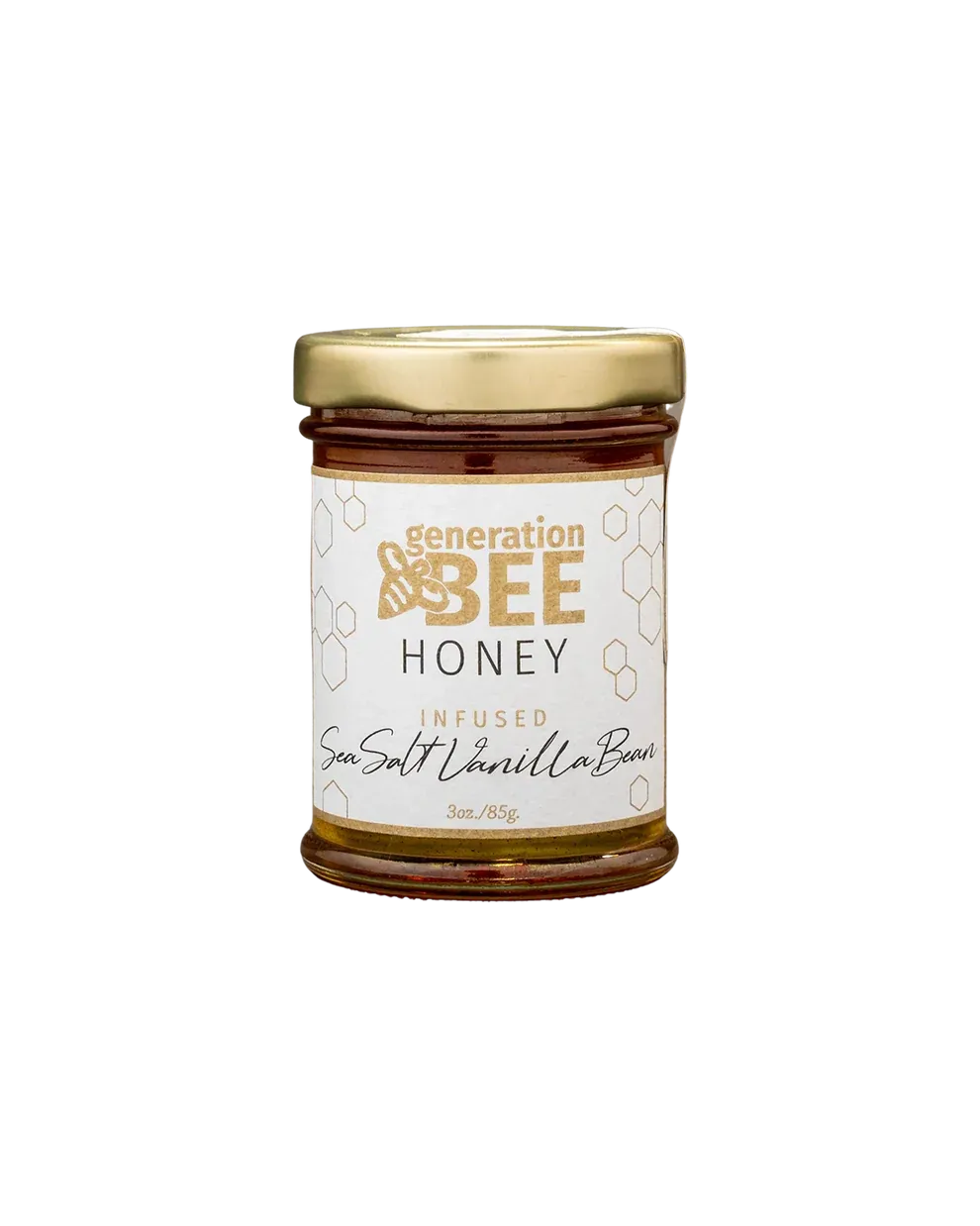 Sea Salt Vanilla Bean Honey (3 oz )