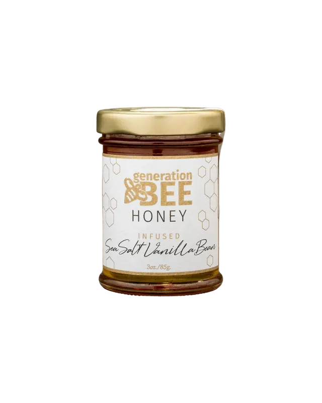 Sea Salt Vanilla Bean Honey (3 oz )