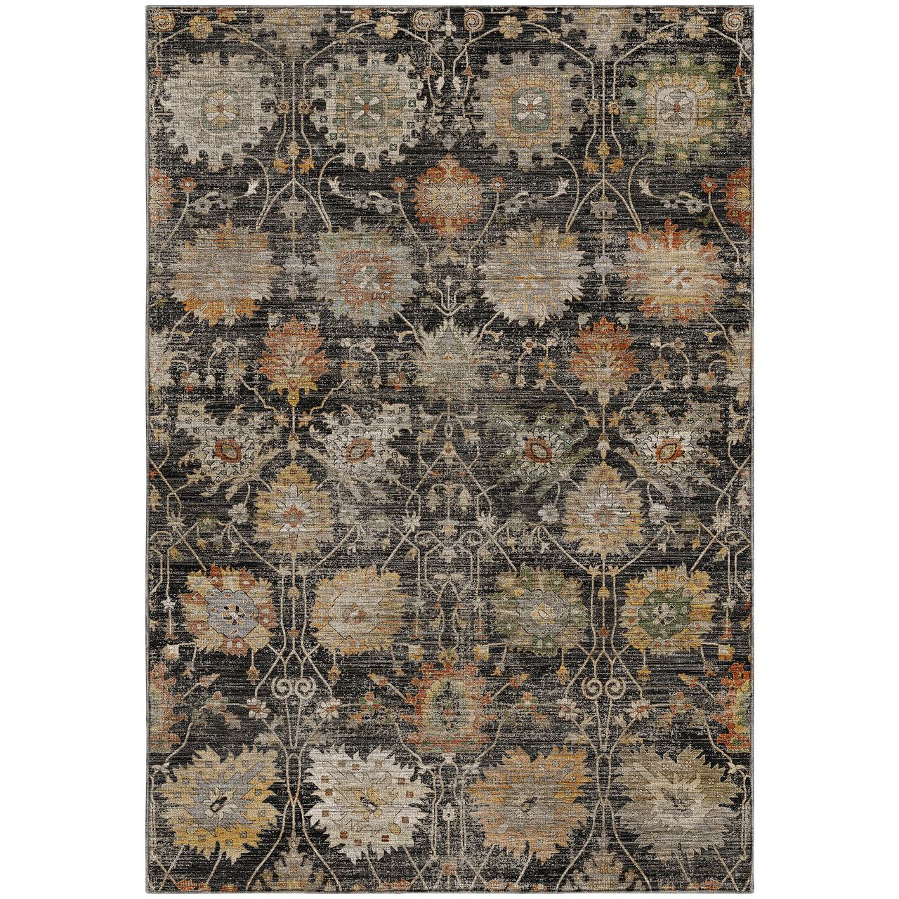 Aristo Black Area Rug 6x9