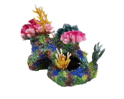 Eel Cave (Small) w/ coral 21 x 15 x 15
