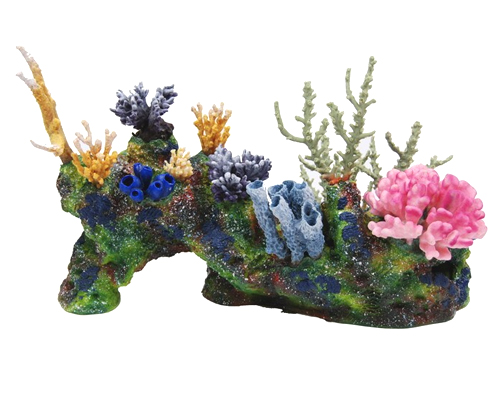 Eel Cave (Large) w/ coral 34 x 14.5 x 18