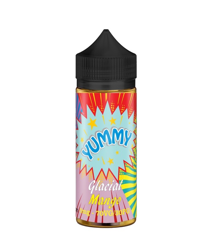 GLACIAL MANGO  - YUMMY   80ml in flacone da 100ml