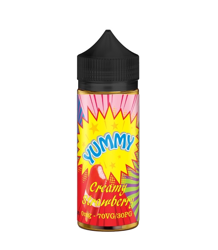 CREAMY STRAWBERRY - YUMMY   80ml in flacone da 100ml