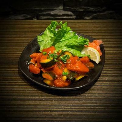 Spicy Wild Salmon Sashimi