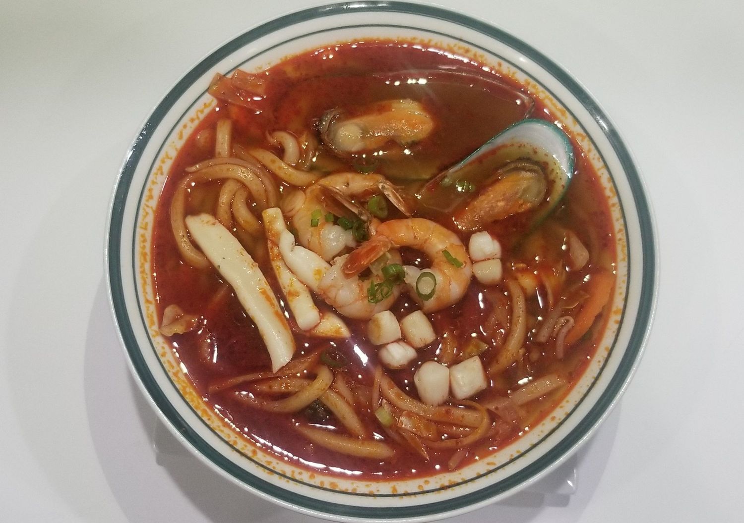 Spicy Seafood Udon