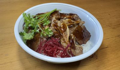 Korean BBQ Beef Short Ribs Don