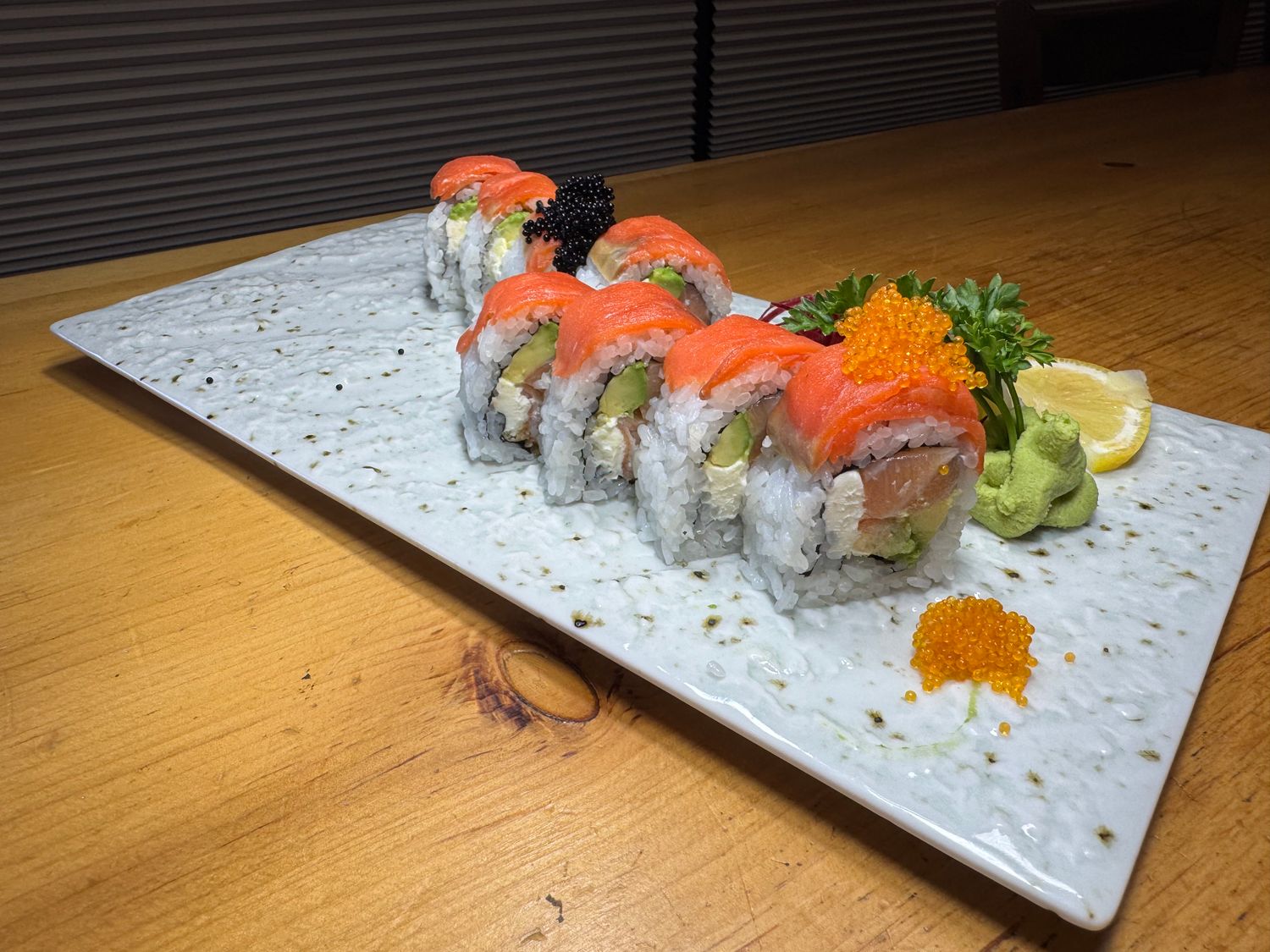 Double Salmon roll