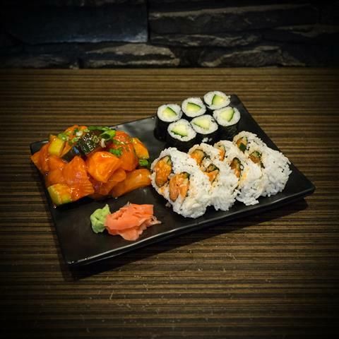 Spicy Salmon Combo