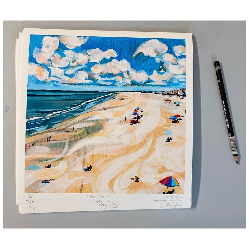 &#39;Big Day&#39; Limited Edition Printing (set of 20)