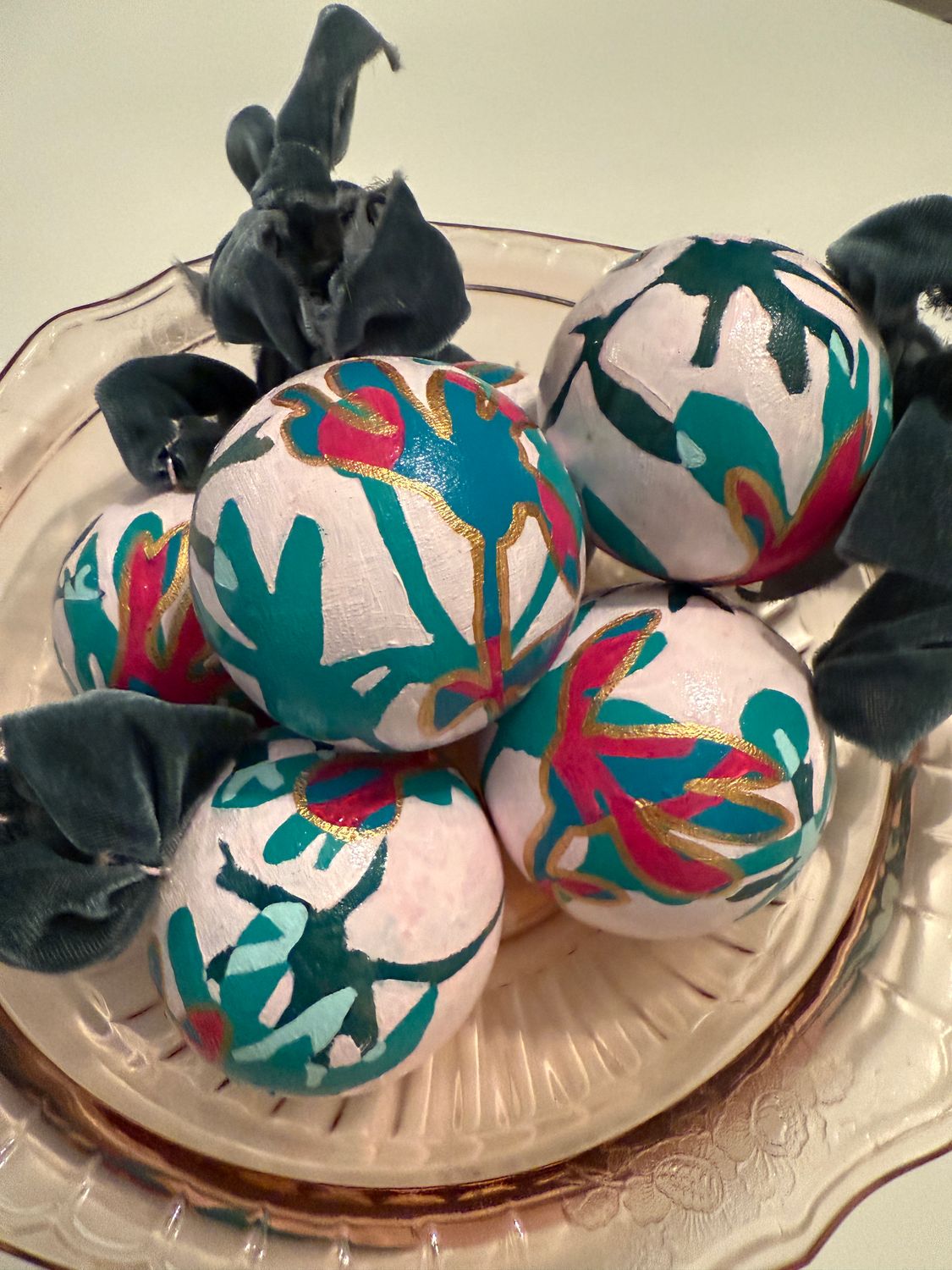 Paintings in the Round - Pink