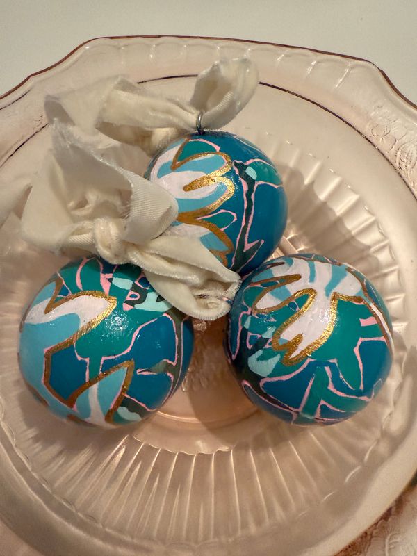 Paintings in the Round - Blue