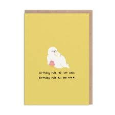 Birthday Rule Greeting Card