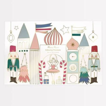 Meri Meri Nutcracker Colouring Placemats