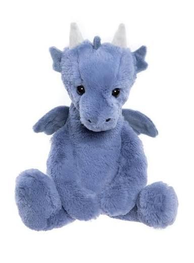 Charlie Bear Draco Dragon Denim Blue