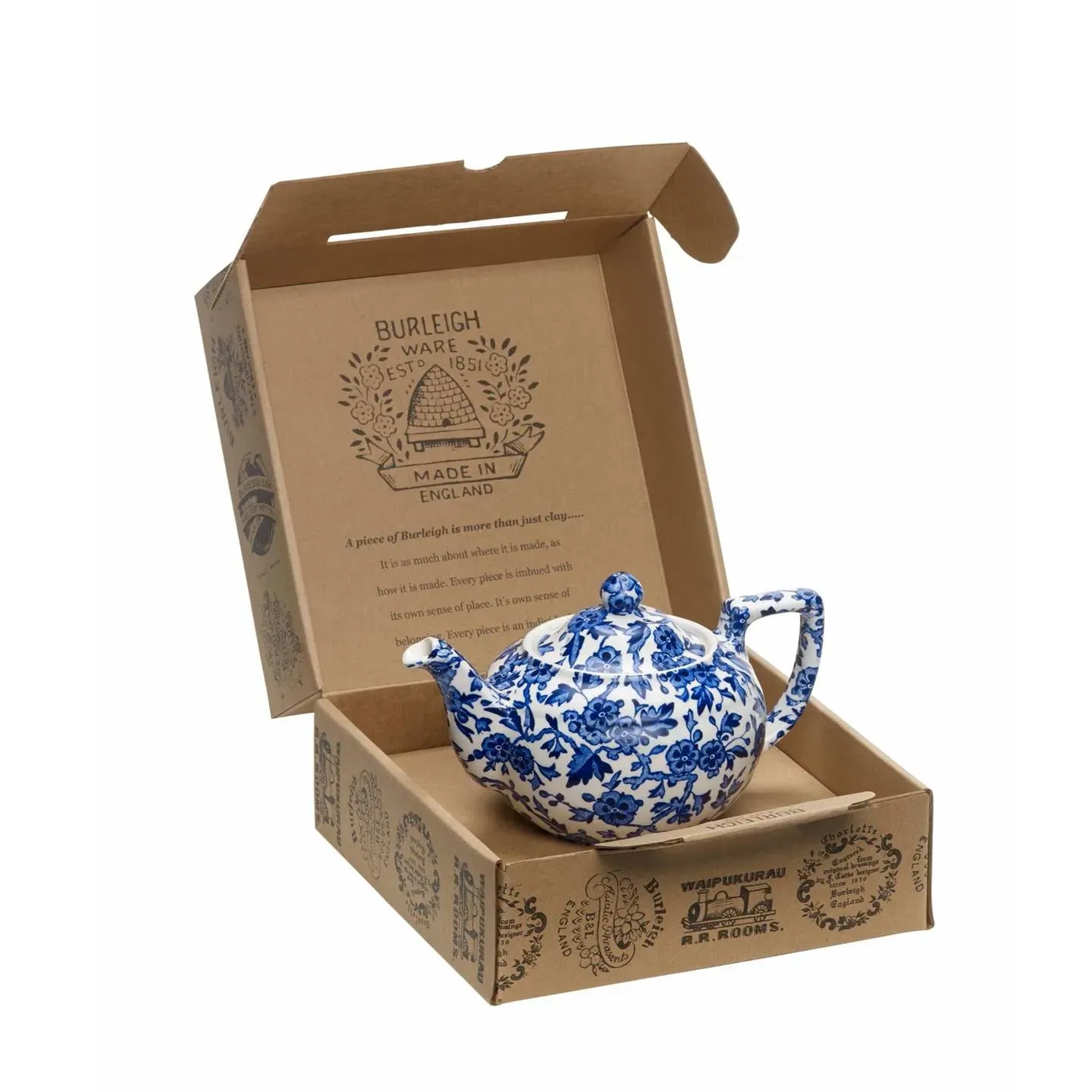 Burleigh Teapot Blue Arden