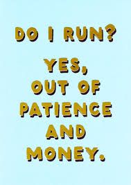 Do I Run Greeting Card