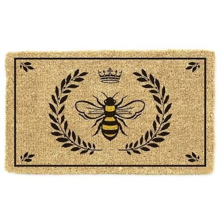 Doormat "Bee In Crest"