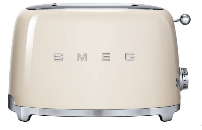 Smeg 2 Slice Toaster Cream