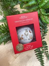 Wrendale Annual Bauble Wildlife 2026