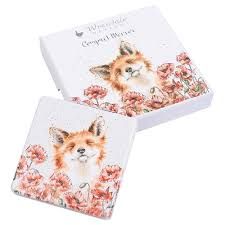 Wrendale Compact Mirror Fox