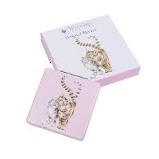 Wrendale Compact Mirror Cat