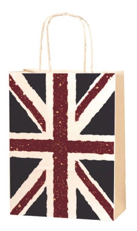 Vintage Union Jack Paper Gift Bag 4 pack