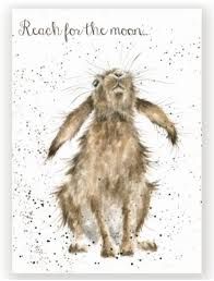 Wrendale Card "Reach for the Moon"