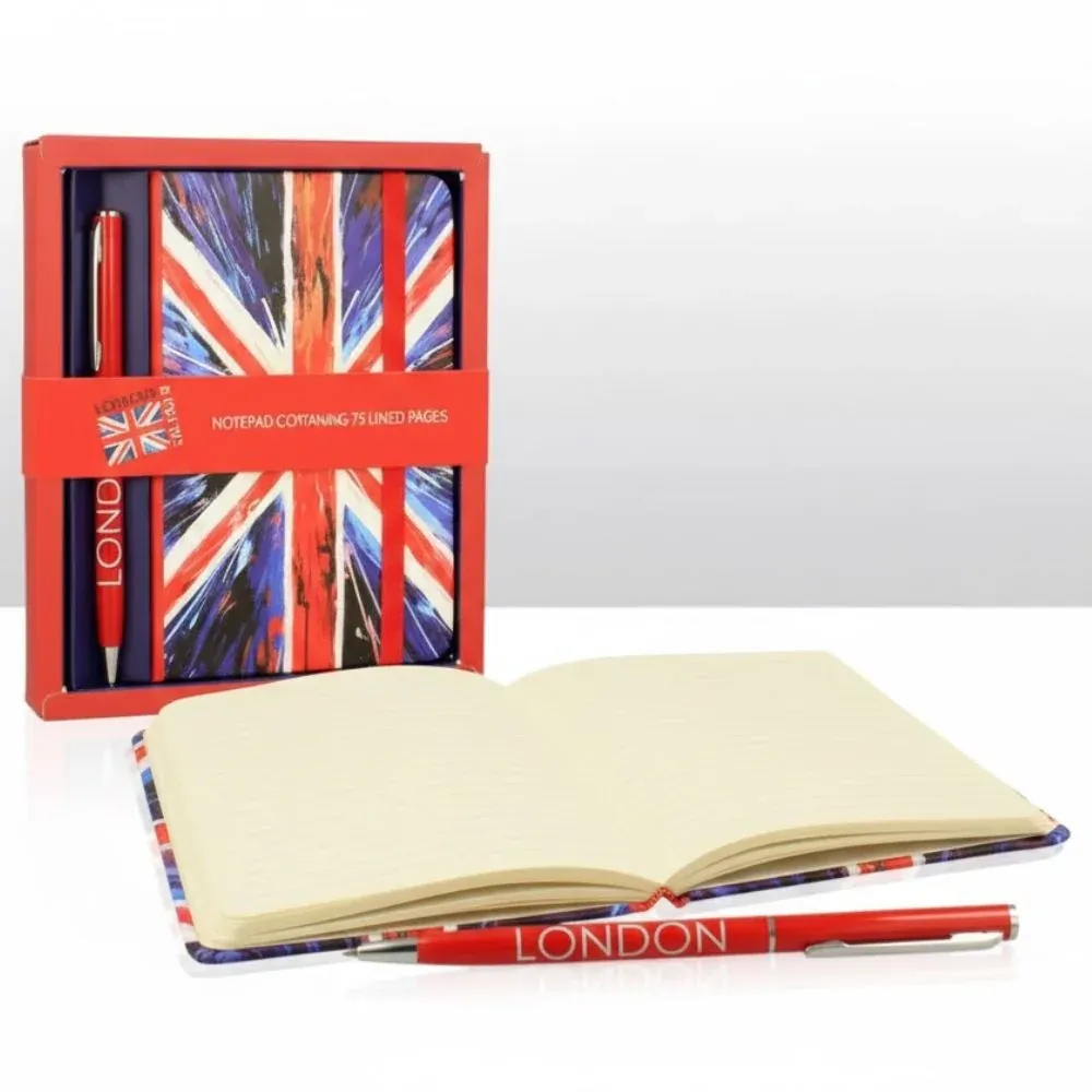 Union Jack Notepad &amp; Pen Set