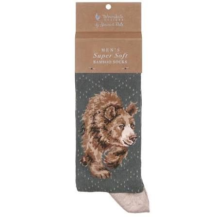 Wrendale Socks Bear, Men