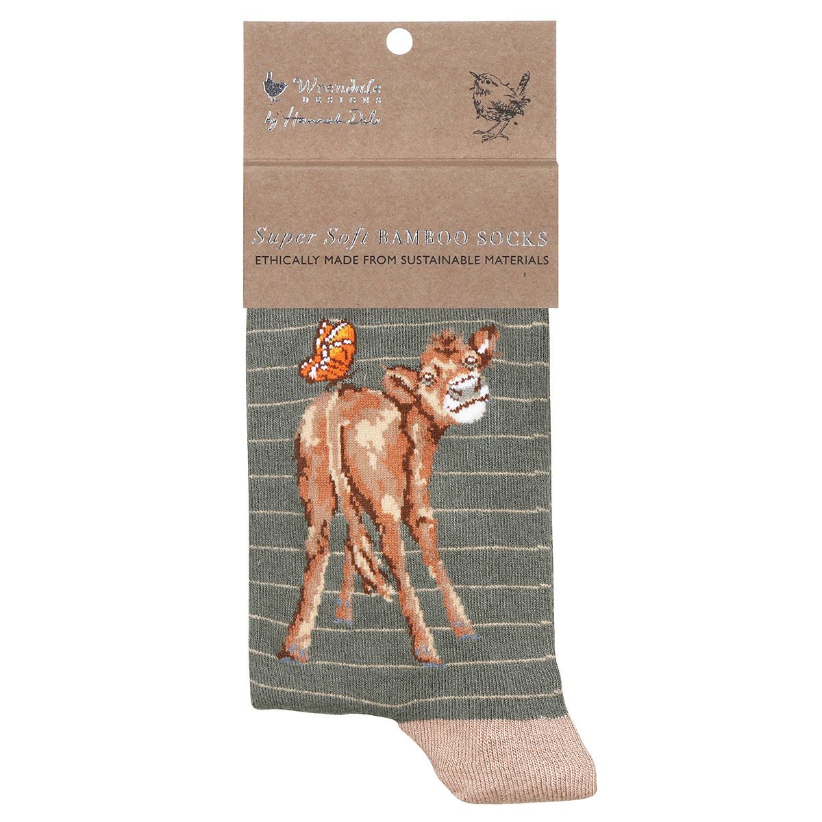 Wrendale Socks Flutterly Fabulous