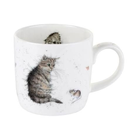 Wrendale Mug Cat &amp; Mouse 11oz