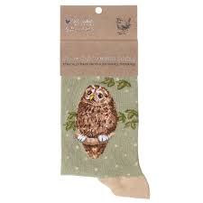 Wrendale Socks "Owl" Treetops