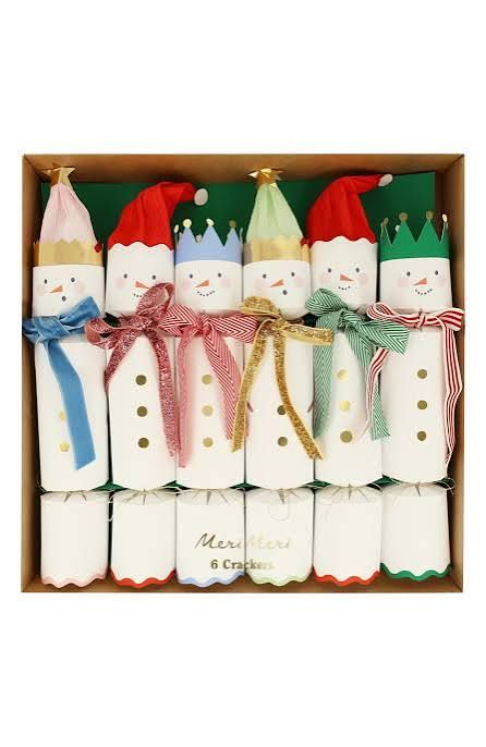 Meri Meri Snowman Christmas Crackers