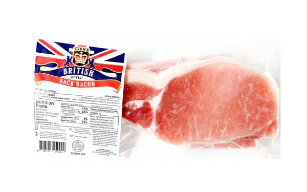 British Style Back Bacon - PICK UP ONLY