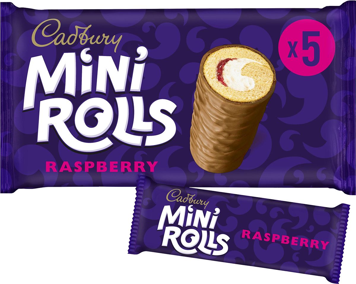 Cadbury Mini Rolls Raspberry
