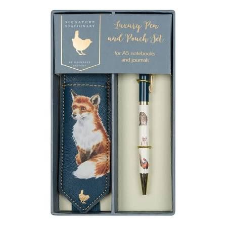 Wrendale Pen &amp; Pouch Set
