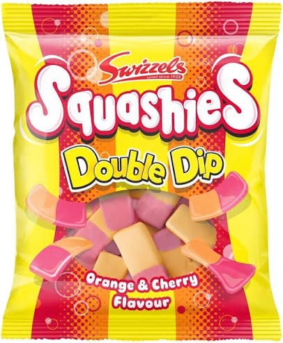 Squashies Double Dip Orange &amp; Cherry