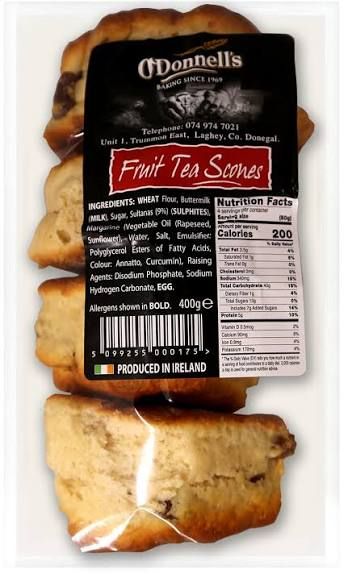 O'Donnell's Fruit Tea Scone