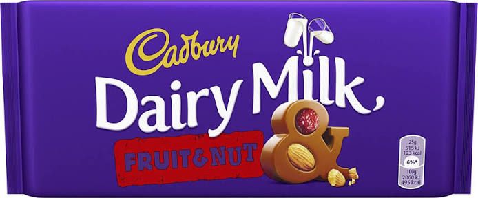 Cadbury Dairy Milk Fruit &amp; Nut 180g