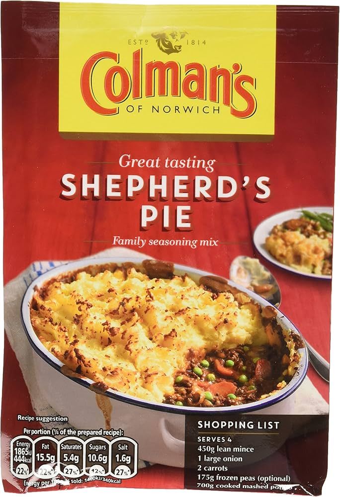 Colman's Shepherds Pie Mix