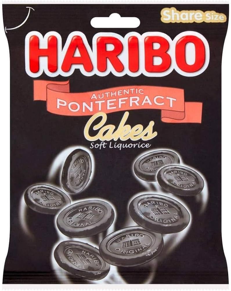 Haribo Pontefract Cakes Liquorice