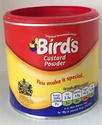 Grocery Birds Custard Powder Drum