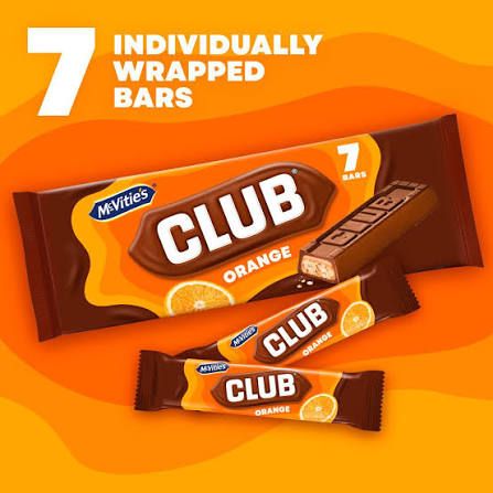 Mcvities Club Orange 7pkt
