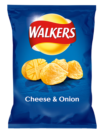 Walkers Cheese &amp; Onion Crisps